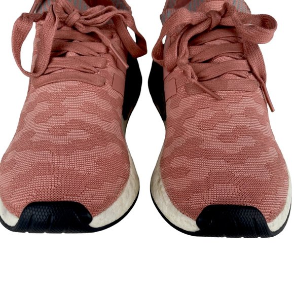 Adidas NMD R2 Primeknit Raw Pink Women’s Running Shoes - Picture 4 of 9